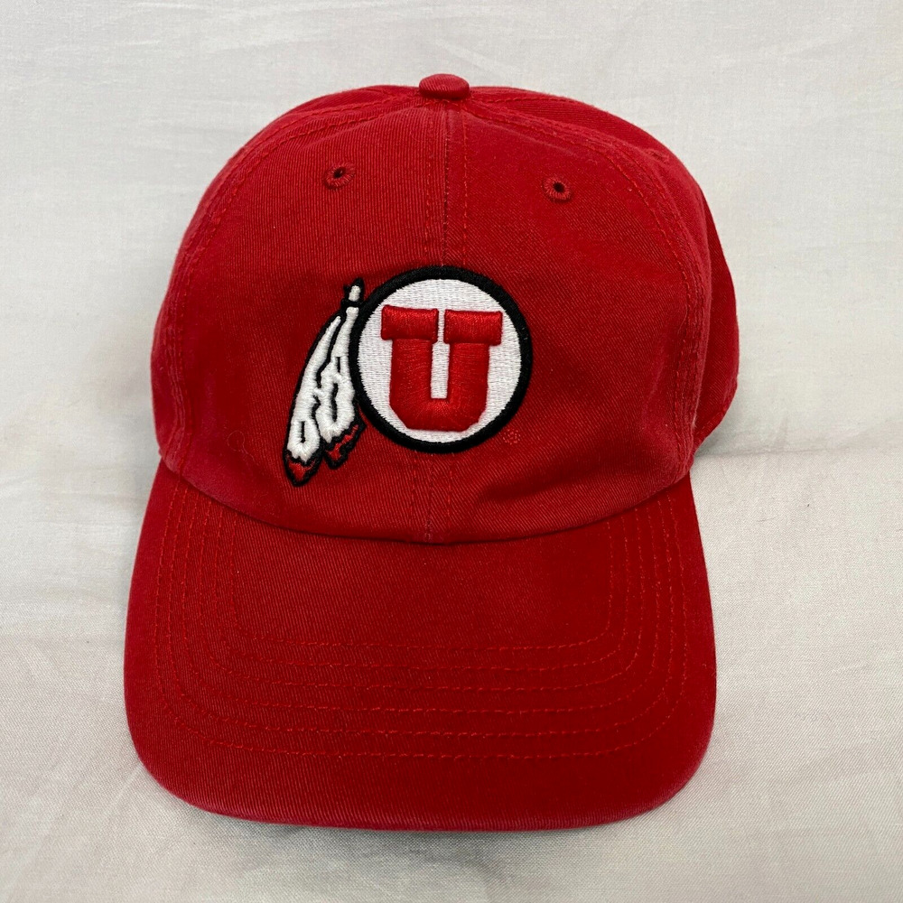 Utah Utes Baseball Cap Hat NCAA Red Embroidered '47 Mens Medium University Utah